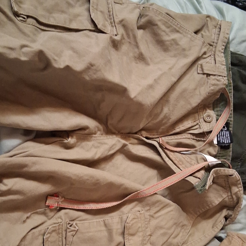 Men's Tan Cargo Pants